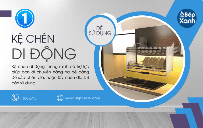 Kệ Chén Di Động