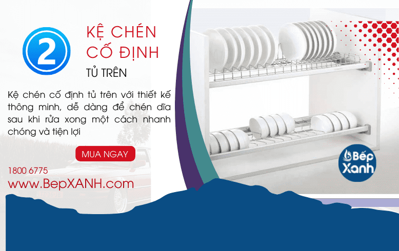 Kệ Chén Cố Định